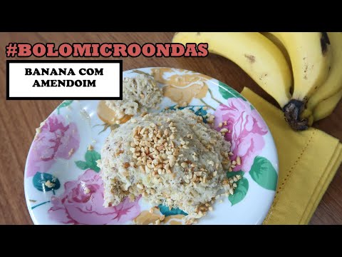 Bolinho de Banana com Amendoim Low Carb 🥜 🍌