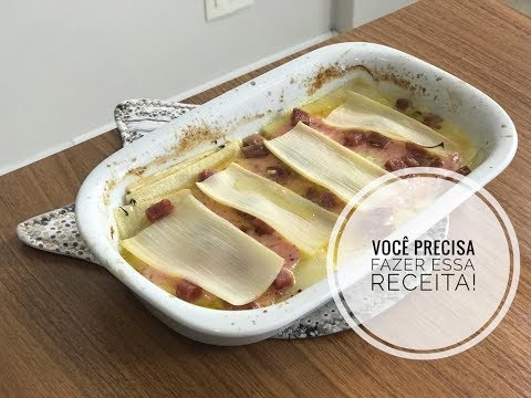 LASANHA LOW CARB FONDUE DE QUEIJO