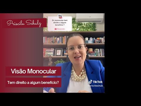 Portador de visão Monocular tem direito a algum benefício? #direito #visaomonocular