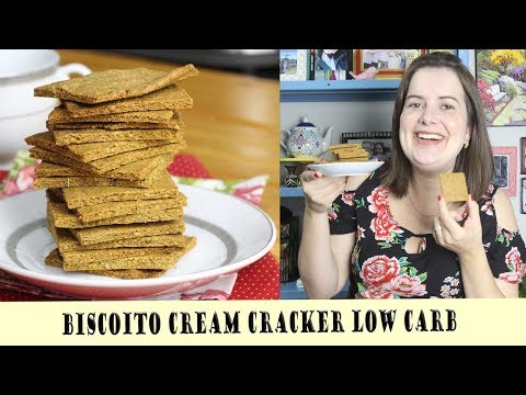 BISCOITO CREAM CRACKER | LOW CARB