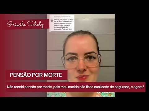 Não recebi pensão por morte pois meu marido não tinha qualidade de segurado, o que posso fazer?