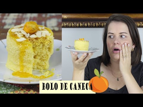BOLO DE CANECA DE LARANJA LOW CARB 🍊