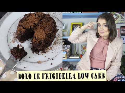 BOLO DE CHOCOLATE DE FRIGIDEIRA LOW CARB