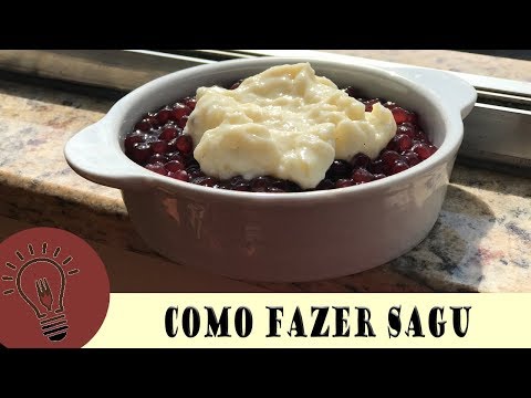 COMO FAZER SAGU DE VINHO