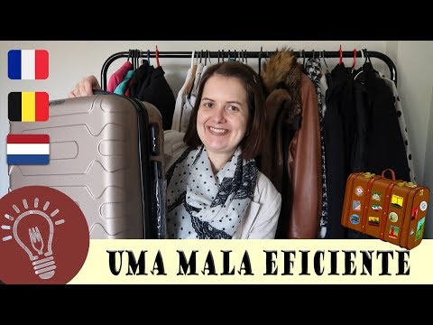 COMO ARRUMAR UMA MALA EFICIENTE | Para 2 pessoas, com menos de 23 Kg, para 12 dias