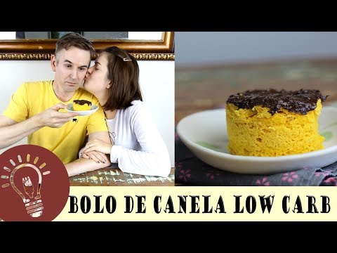 BOLO DE CENOURA LOW CARB DE CANECA | Marido na Cozinha