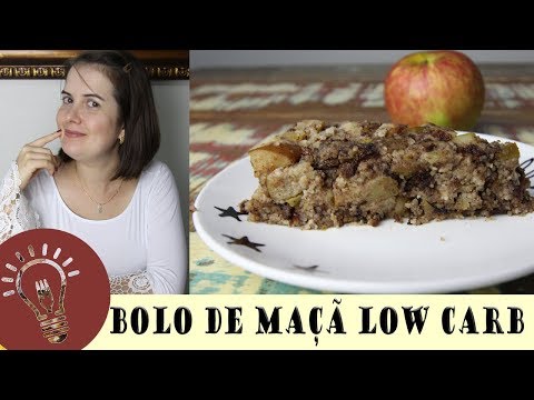 BOLO DE MAÇÃ | LOW CARB