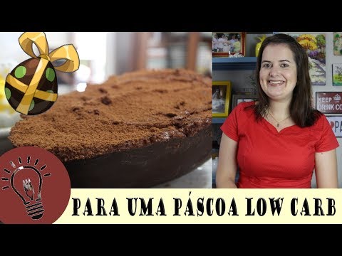 OVO DE PÁSCOA LOW CARB com Mousse de Chocolate