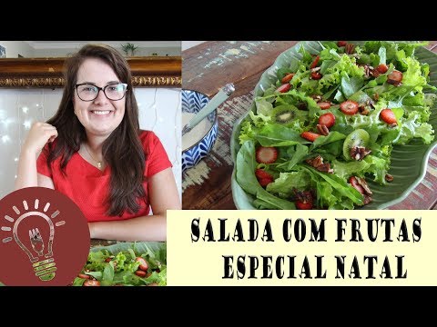 SALADA COM MOLHO DE IOGURTE LOW CARB | CEIA DE NATAL LOW CARB 2017 #04