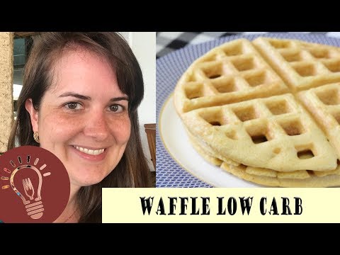 WAFFLE DE PASTA DE AMENDOIM LOW CARB