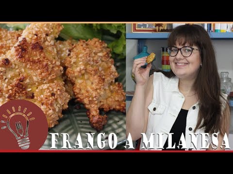 FRANGO A MILANESA ASSADO E LOW CARB