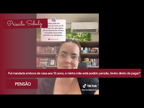 Minha mãe me mandou embora de casa aos 13 anos. E agora está pedindo pensão, tenho direito de pagar?