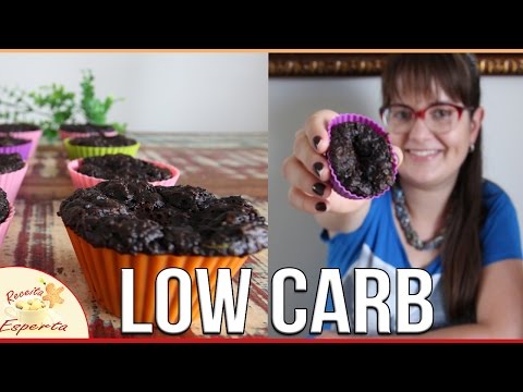 CUPCAKE DE CHOCOLATE COM ABOBRINHA | LOW CARB