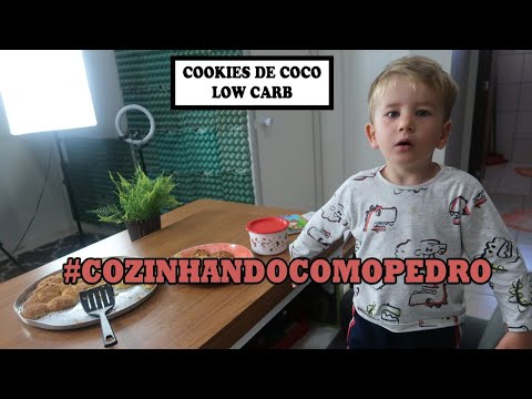 Biscoitos de Coco Low Carb | Cozinhando com o Pedro | #receitaesperta