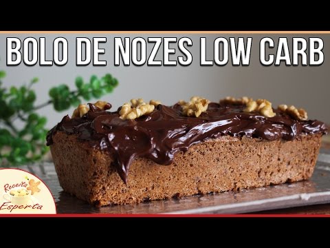 BOLO DE NOZES LOW CARB