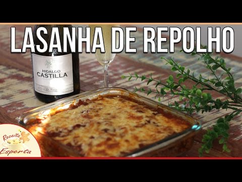 LASANHA DE REPOLHO COM CARNE MOÍDA DE PORCO | LOW CARB