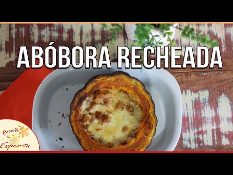 #24 ABÓBORA RECHEADA | #30receitaslowcarb