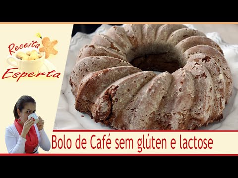 Bolo de Café sem glúten e sem lactose | Saúde e sabor #002