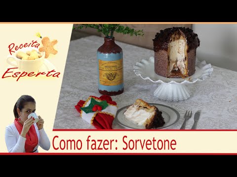 Como fazer: Sorvetone (Panetone recheado com Sorvete)