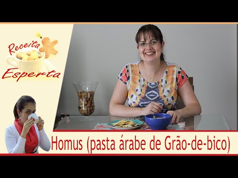 Como fazer: HOMUS (pasta árabe de grão-de-bico)