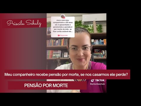 Meu companheiro recebe pensão por morte, se nos casarmos ele perde? #pensãopormorte