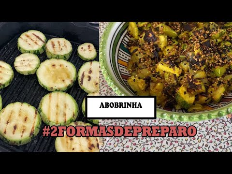 2 preparos com ABOBRINHA | Low Carb | #receitaesperta