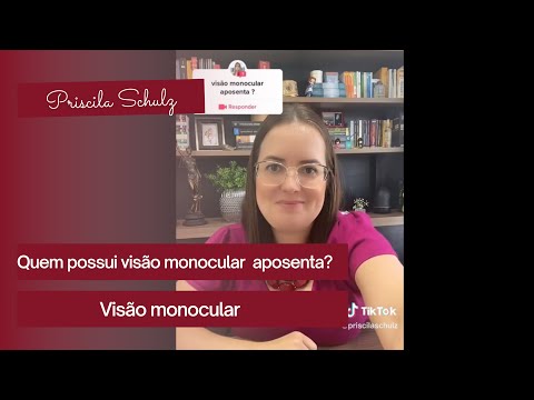 Visão monocular tem direito a aposentadoria? #aposentadoria  #visaomonocular