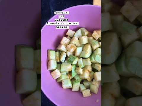 Abobrinha assada na Airfryer, já fez? Segue minha receita.