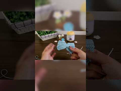 Laço de crochê fácil e rápido