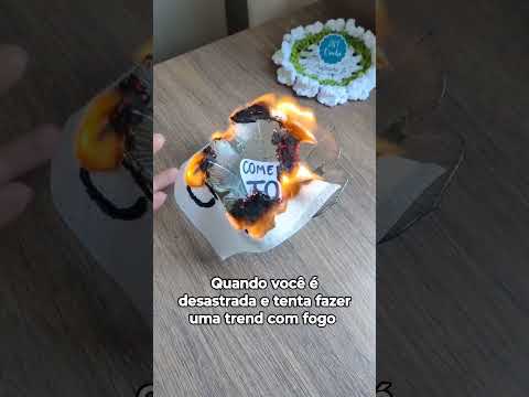 Fui fazer a trend com fogo mas eu não esperava por isso… 😳