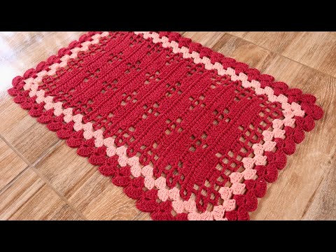 Olha que TAPETE DE CROCHÊ SIMPLES RÁPIDO E FÁCIL + BLACK FRIDAY CLUB ❤️