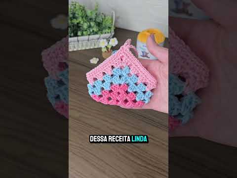 Bolsa de crochê linda rápida e fácil com passo a passo