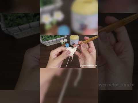 Como fazer um círculo de crochê começando com o círculo mágico