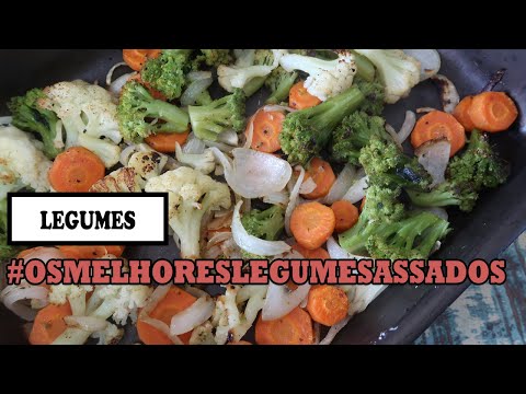 “OS MELHORES LEGUMES ASSADOS” | COMO FAZER LEGUMES ASSADOS |#receitaesperta | Priscila Schulz