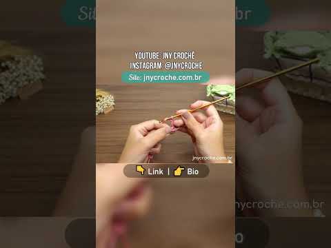 👆 Clique: Ponto alto de crochê passo a passo | Aula 4 do curso | Vídeo completo clicando acima!