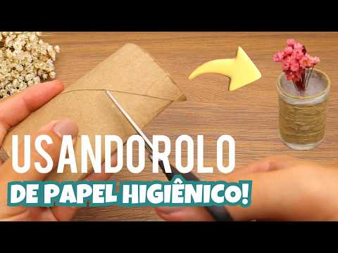 IDEIA INCRÍVEL COM ROLO DE PAPEL HIGIÊNICO VAZIO