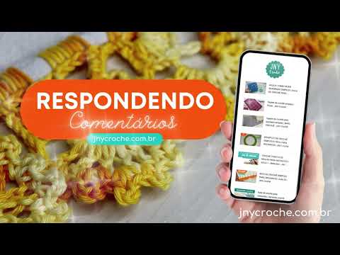ARREMATAR CASEADO DE CROCHÊ EM PANO DE PRATO | RESPONDENDO DÚVIDAS | JNY Crochê
