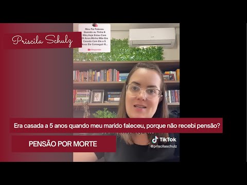 Minha mãe era casada com meu pai há 5 anos quando ele faleceu, porque ela não recebeu pensão?